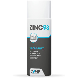 Zinc 98 Zinc 98 Spray - Zinco spray Chiaro e Brillante Elevata Protezione 400 ml - CAMP