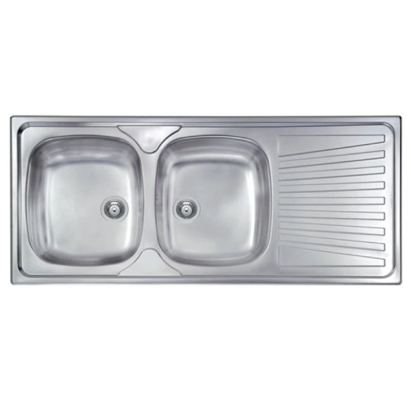 Lavello inox cm.116 vasca sinistra incasso
